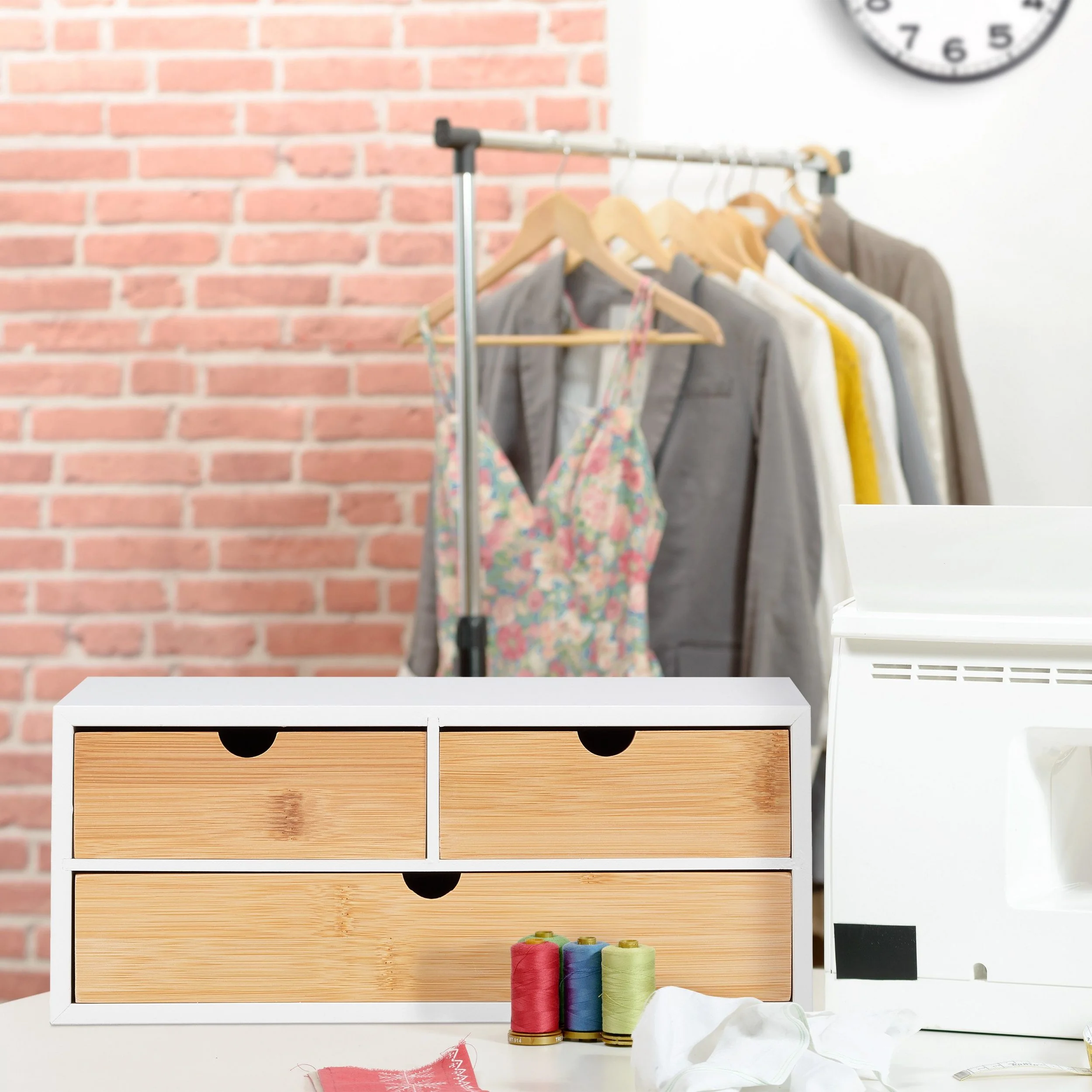 RELAXDAYS Organizer Schreibtisch Organizer 3 Schubladen