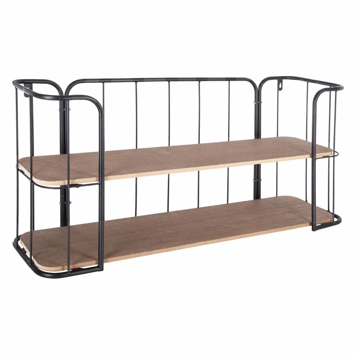 ATMOSPHERA CRÉATEUR D'INTÉRIEUR Wandregal Holz Metall 2 Ebenen