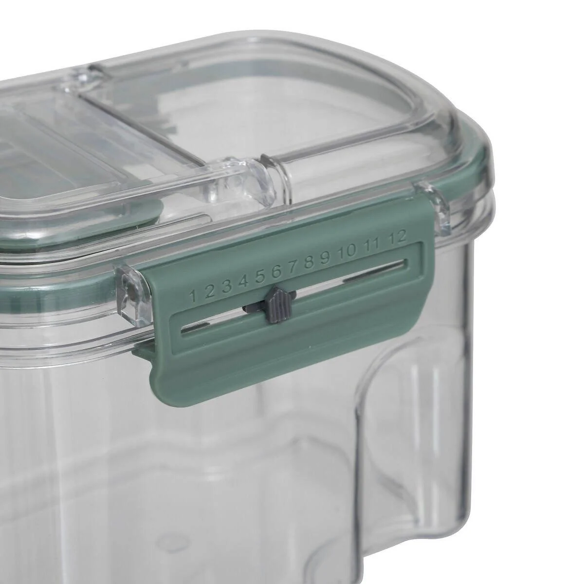 5FIVE SIMPLY SMART Vorratsdose Luftdichter Lebensmittelbehälter PP NEO mit Datumsanzeige, 600 ml