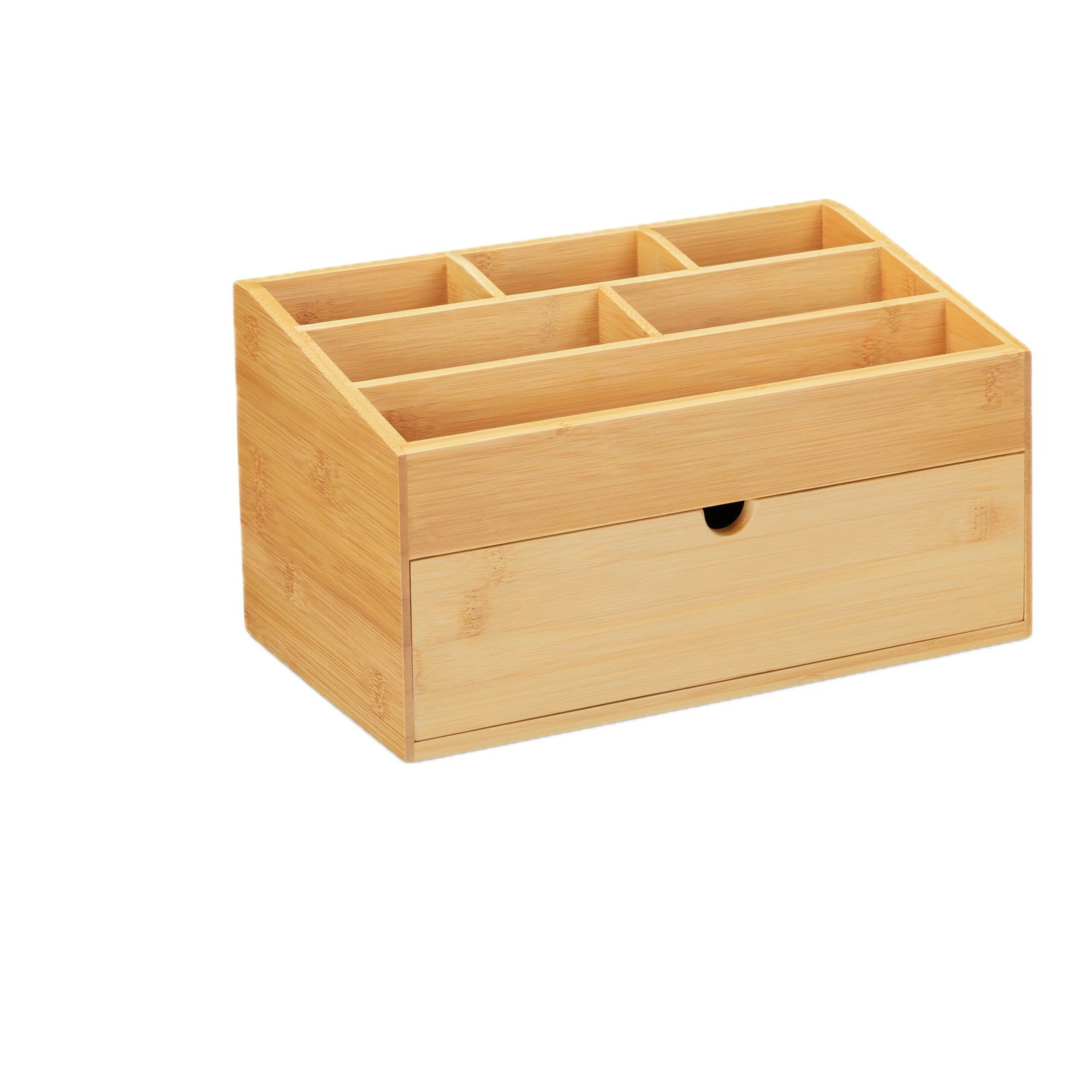 RELAXDAYS Schreibtischaufsatz Schreibtisch Organizer Bambus