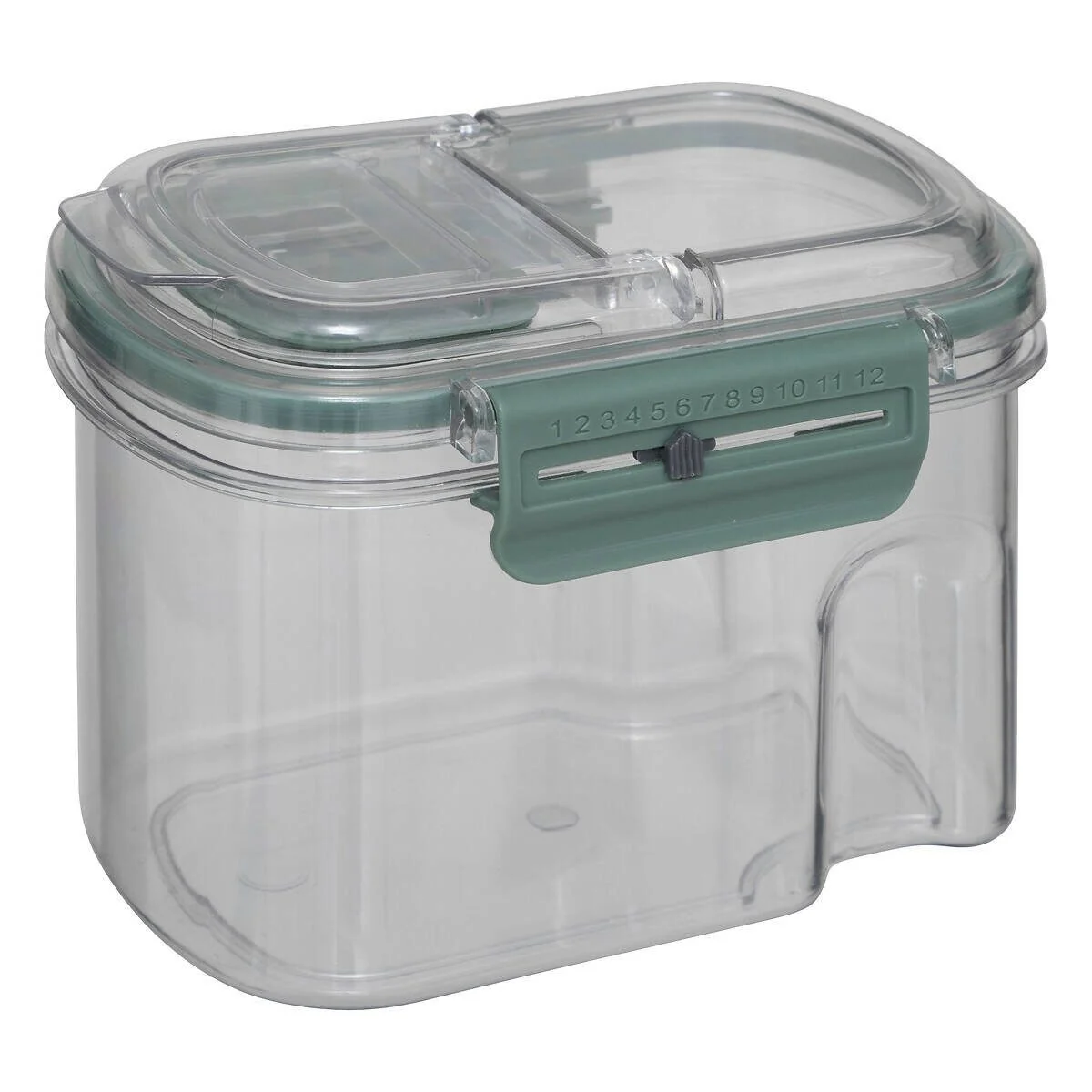 5FIVE SIMPLY SMART Vorratsdose Luftdichter Lebensmittelbehälter PP NEO mit Datumsanzeige, 600 ml