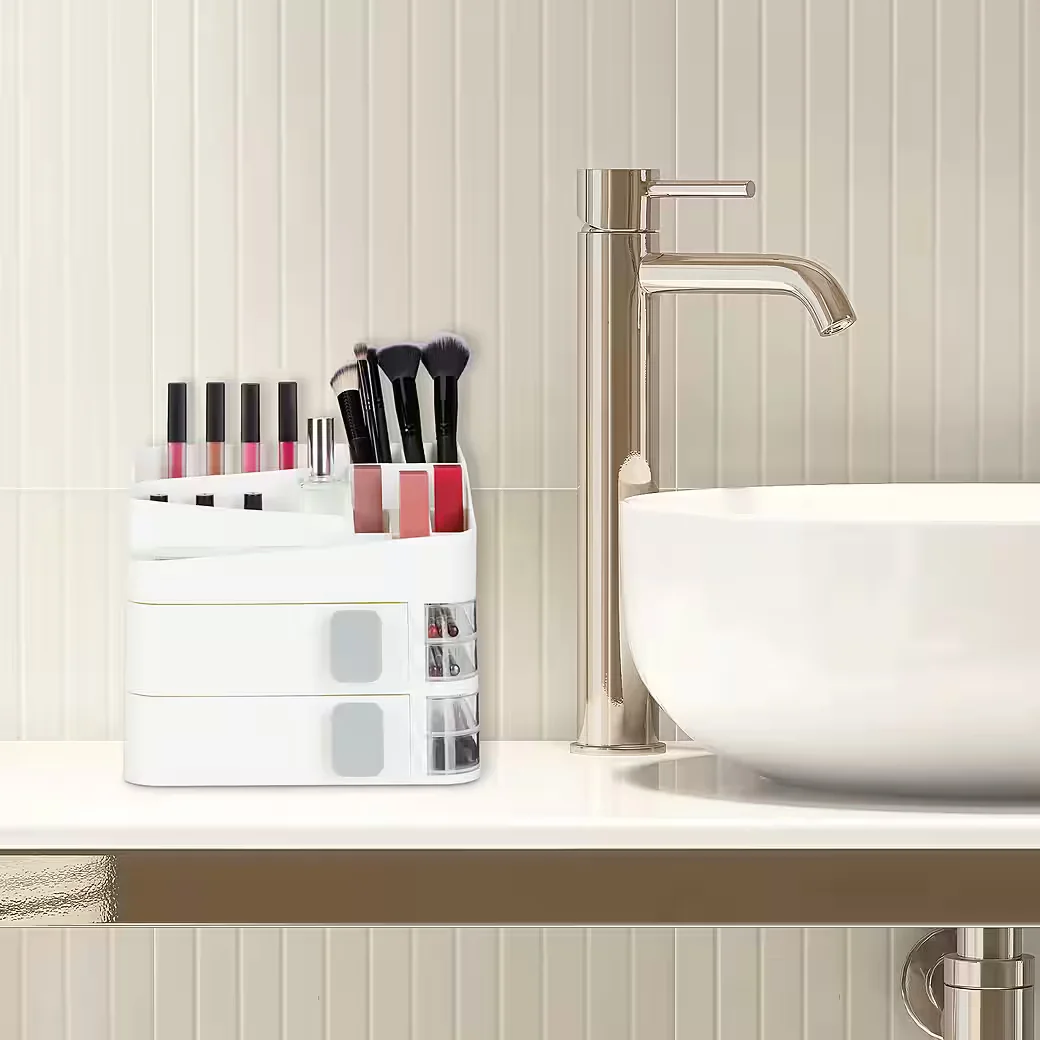 Make-Up Organizer mit Schubladen