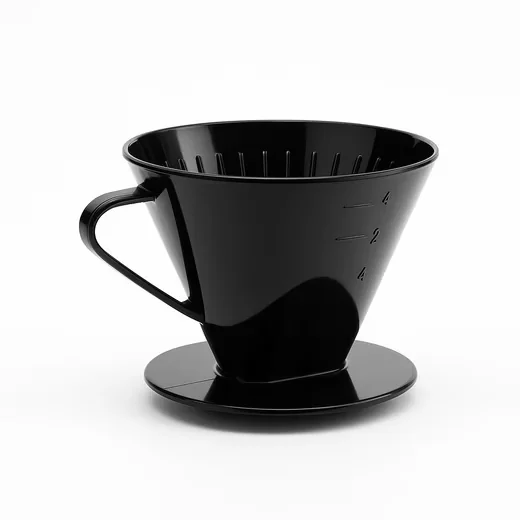 THIRU Kaffeefilterhalter Permanentfilter Filtergröße 4 Handaufguss