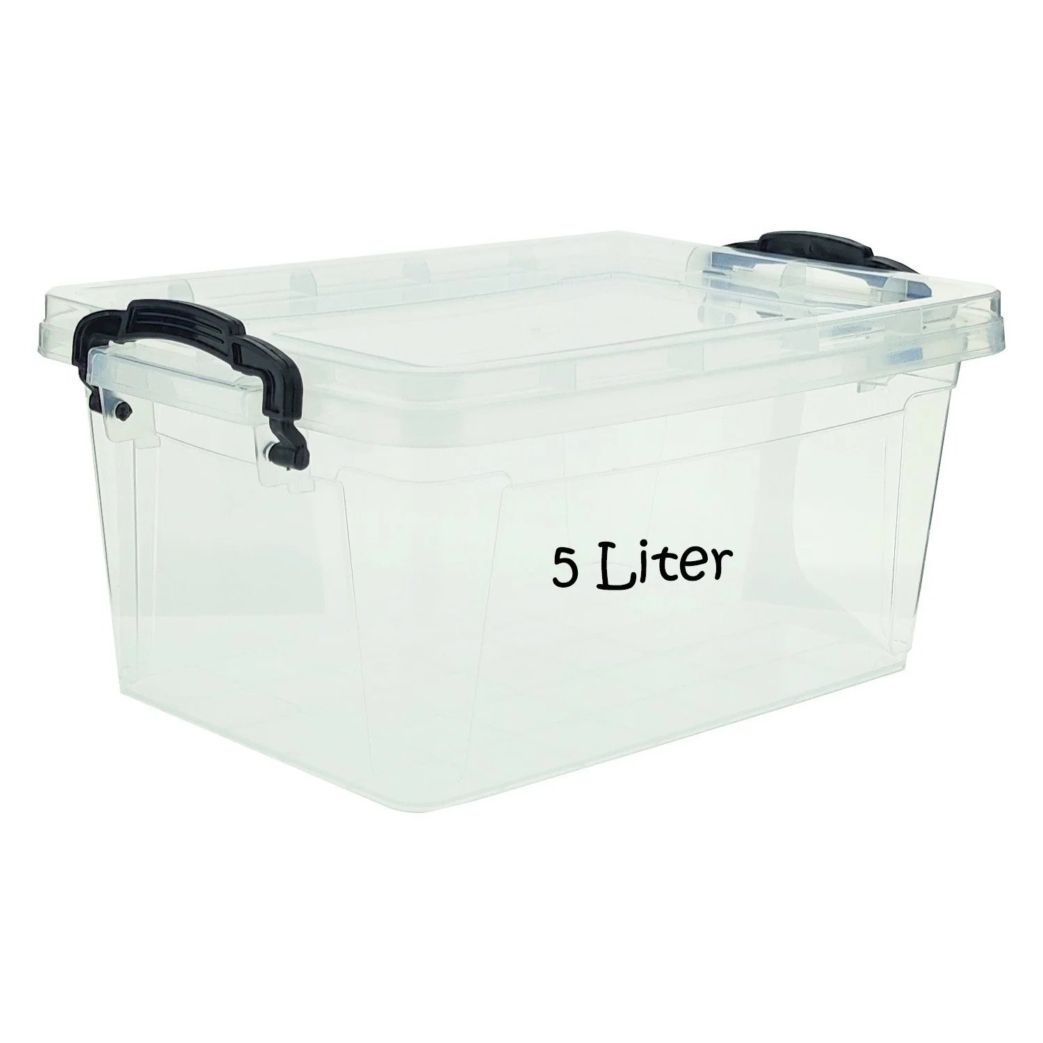 Centi Aufbewahrungsbox mit Deckel 5 l Kunststoff 13,5 x 31 x 20 cm