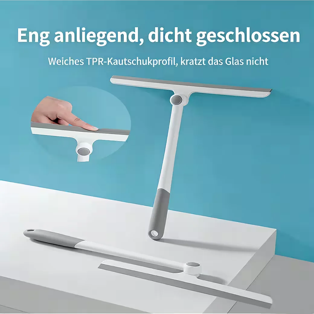 JUMPEAK Duschabzieher weiß Fensterabzieher Profi Fensterwischer