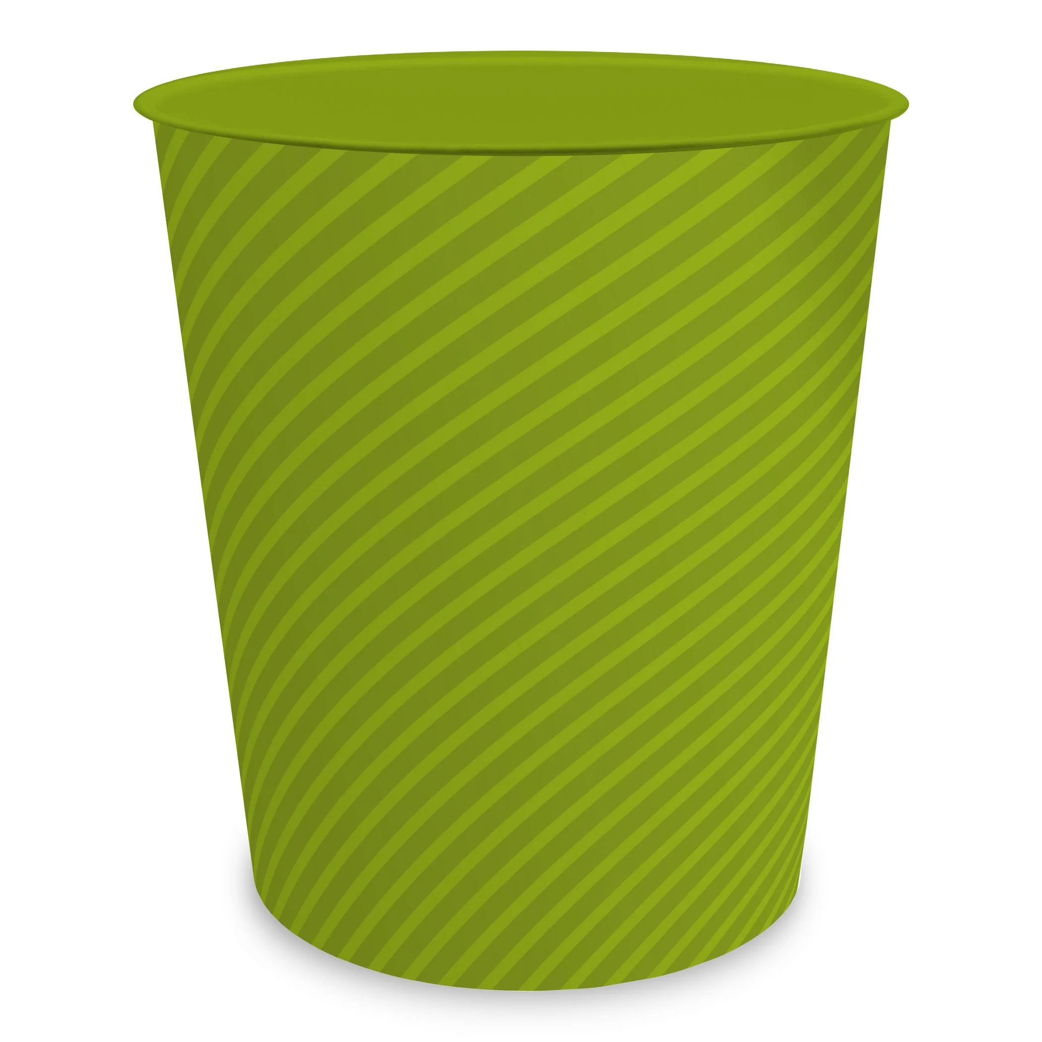 ITENGA Papierkorb itenga Papierkorb ca. 11 Liter - STRIPE - grün