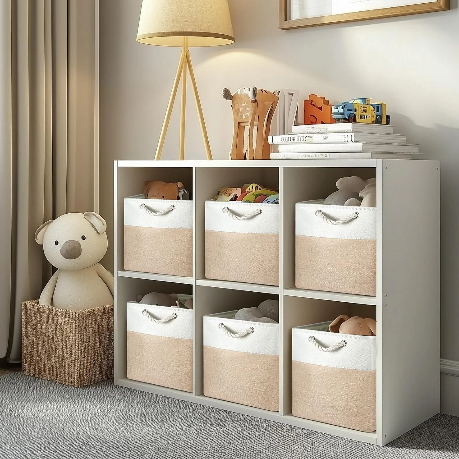 YOUYIJIA Aufbewahrungsbox Vierteiliges Set Foldable Storage Box with Handles