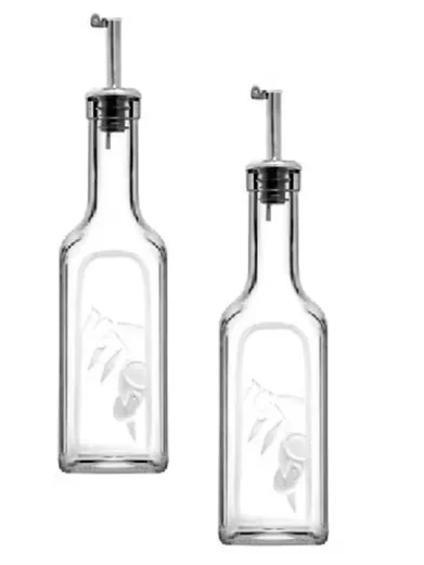 PASABAHCE Menage-Set Öl- und Essigflaschen 365 ml 2er