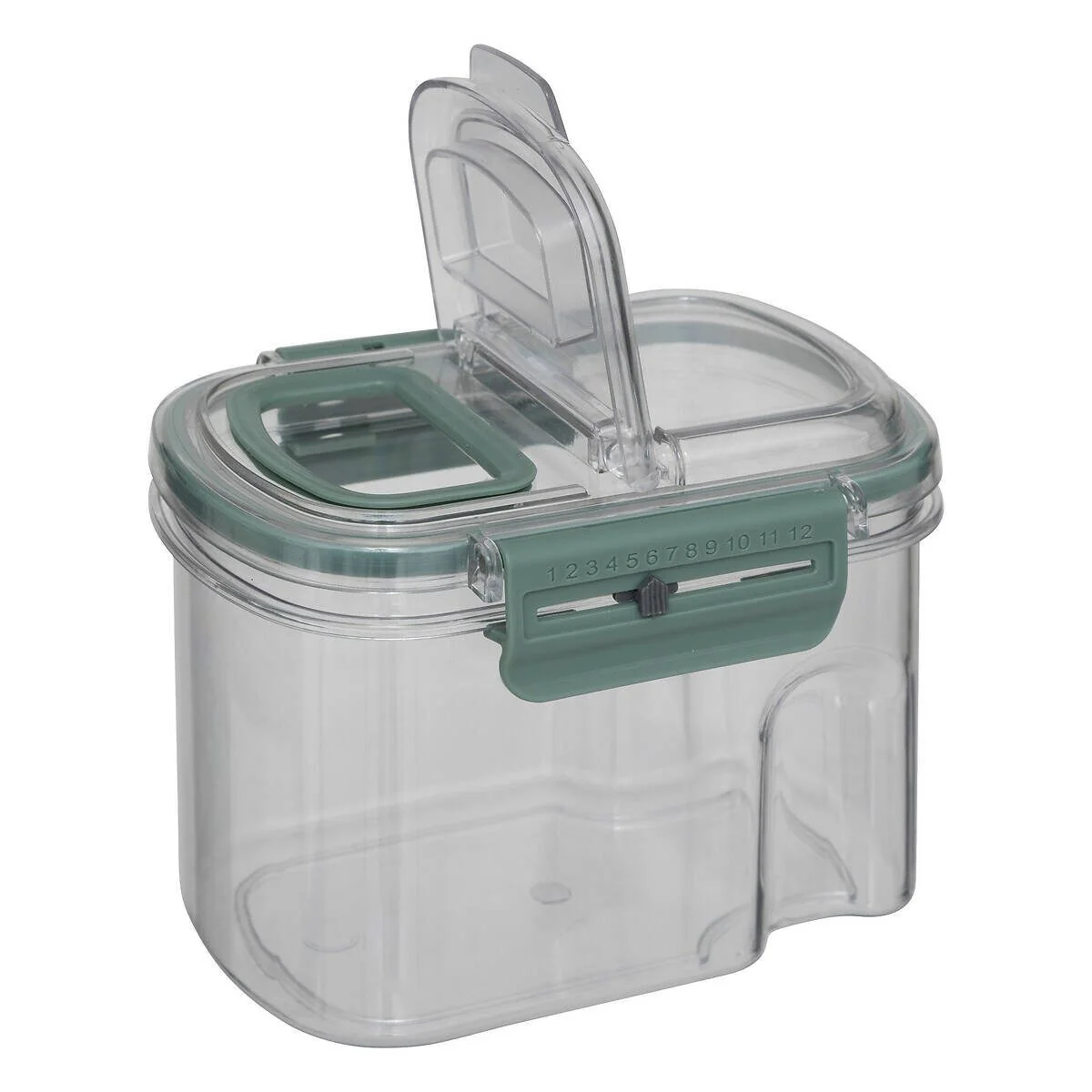 5FIVE SIMPLY SMART Vorratsdose Luftdichter Lebensmittelbehälter PP NEO mit Datumsanzeige, 600 ml