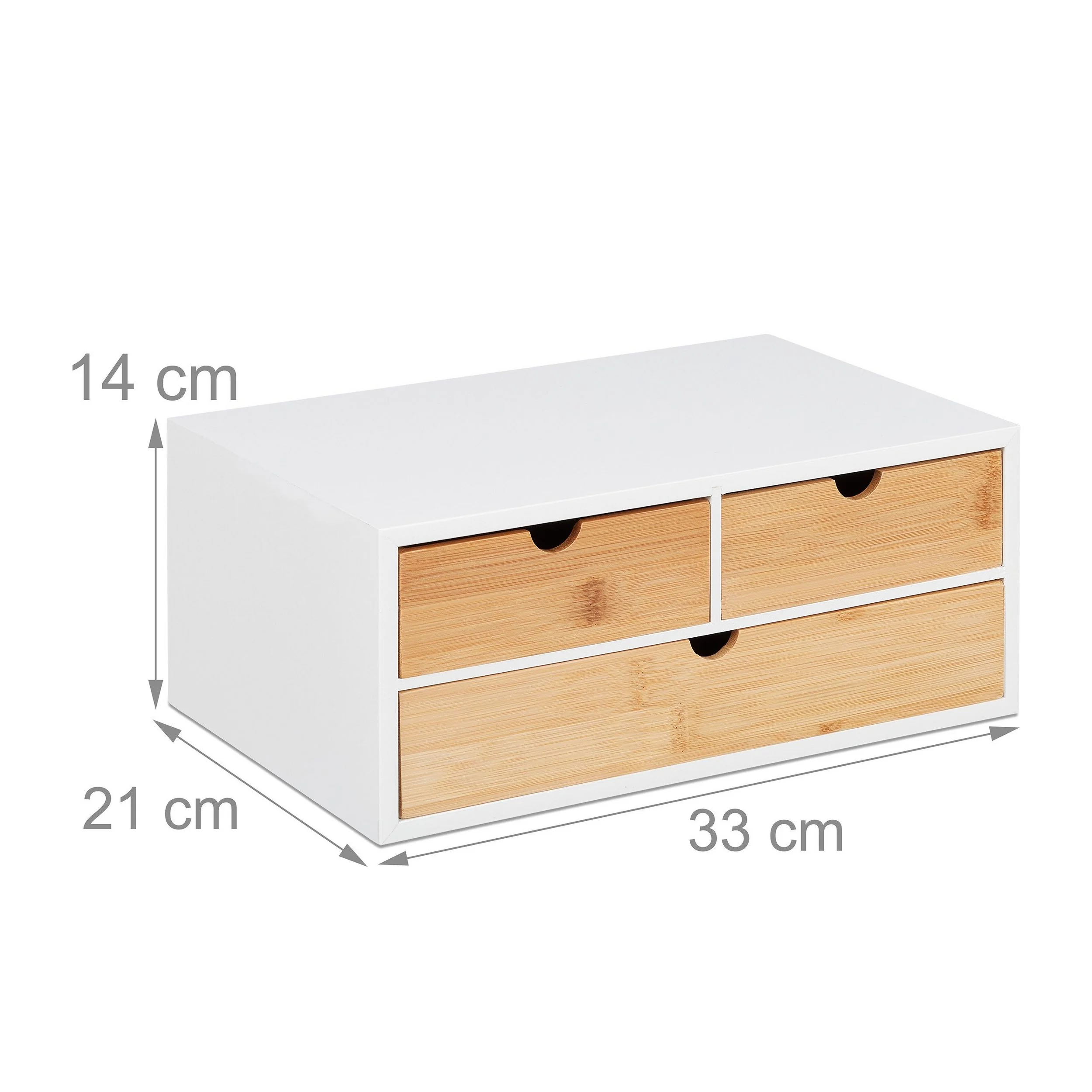 RELAXDAYS Organizer Schreibtisch Organizer 3 Schubladen