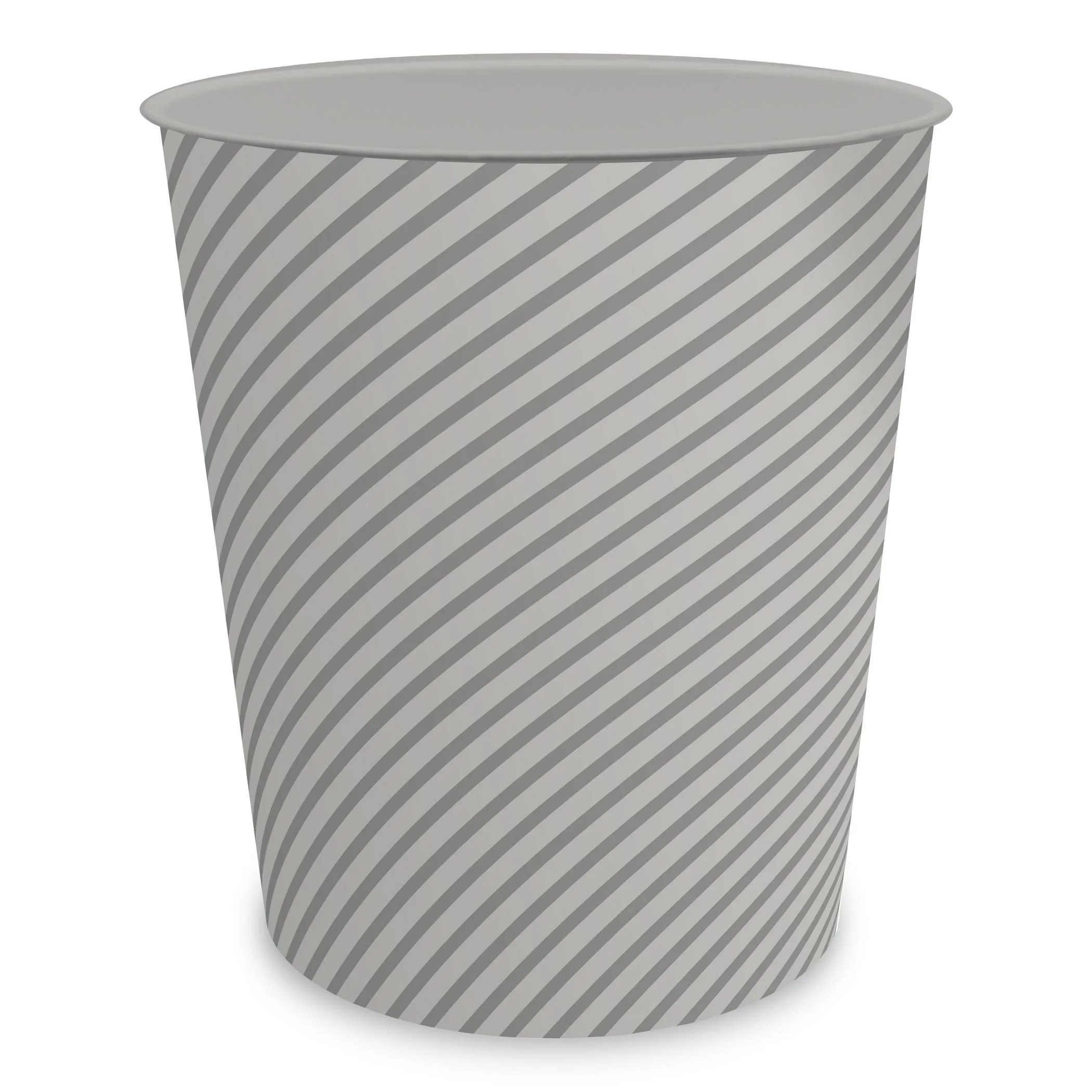ITENGA Papierkorb itenga Papierkorb ca. 11 Liter - STRIPE - grau