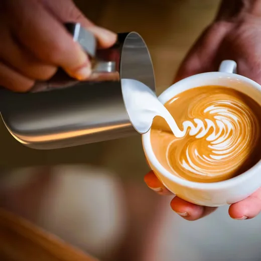 ARENDO Milchkännchen für Latte Art und Milchaufschäumen