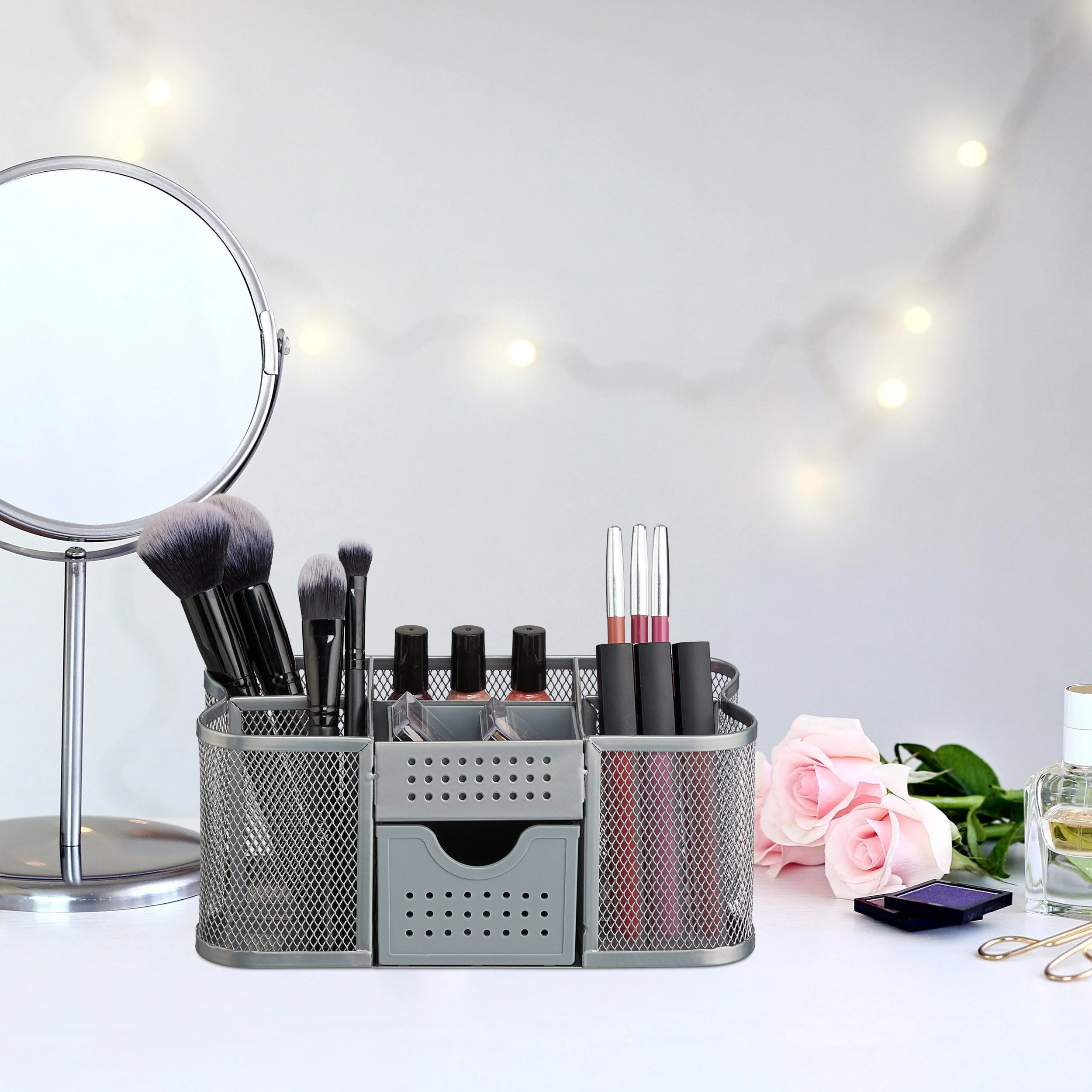 RELAXDAYS Organizer Schreibtisch Organizer Mesh-Design