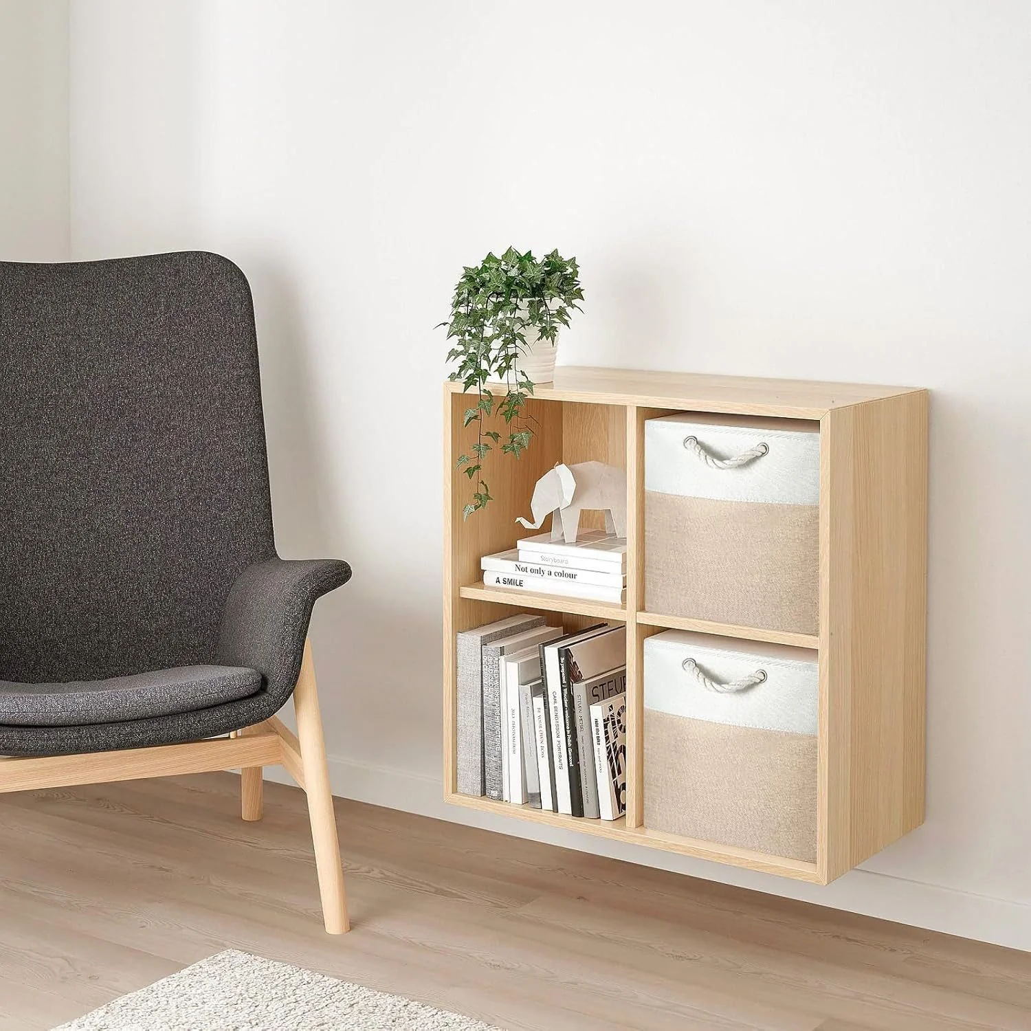 YOUYIJIA Aufbewahrungsbox Vierteiliges Set Foldable Storage Box with Handles