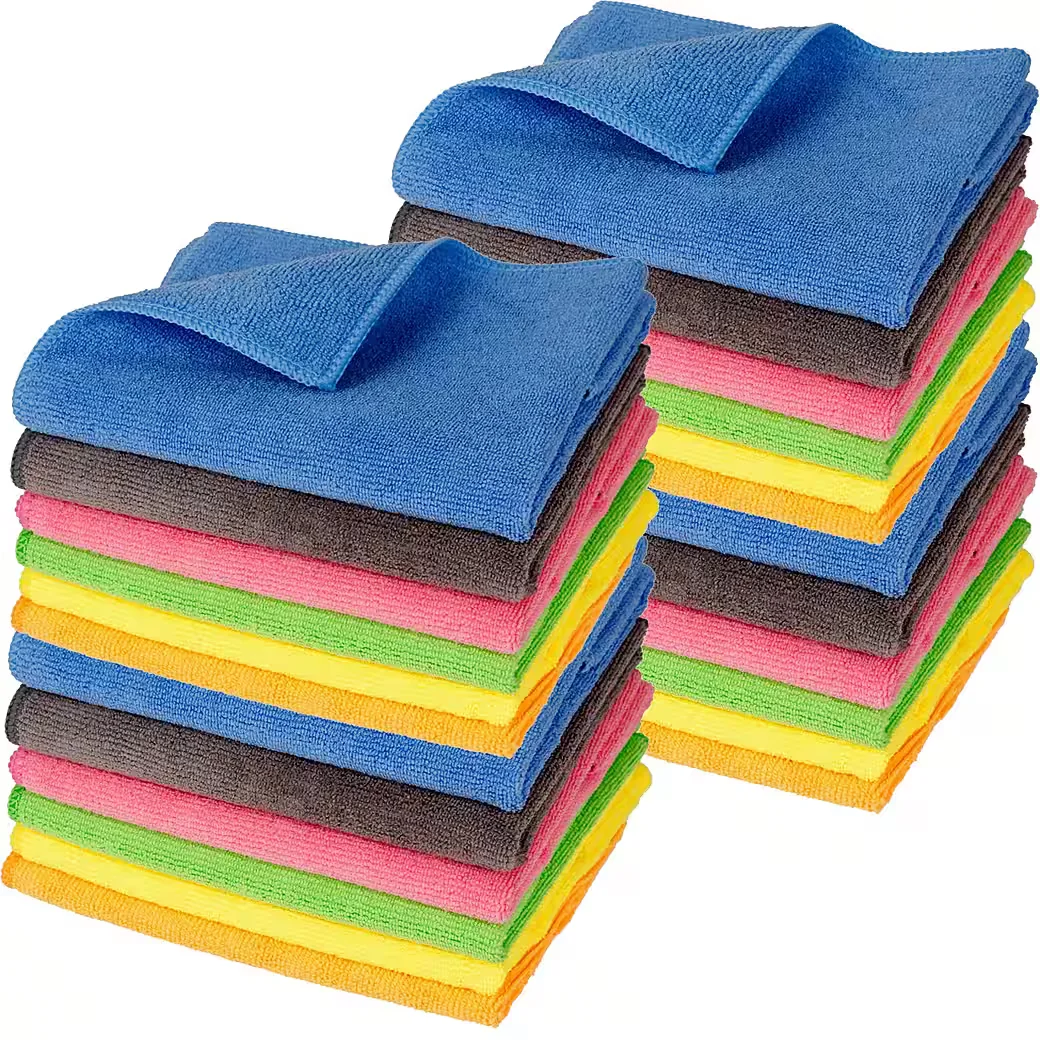 Geschirrtuch Schonendes Microfasertuch, Autopflege Poliertuch 350 GSM (6-24 tlg)