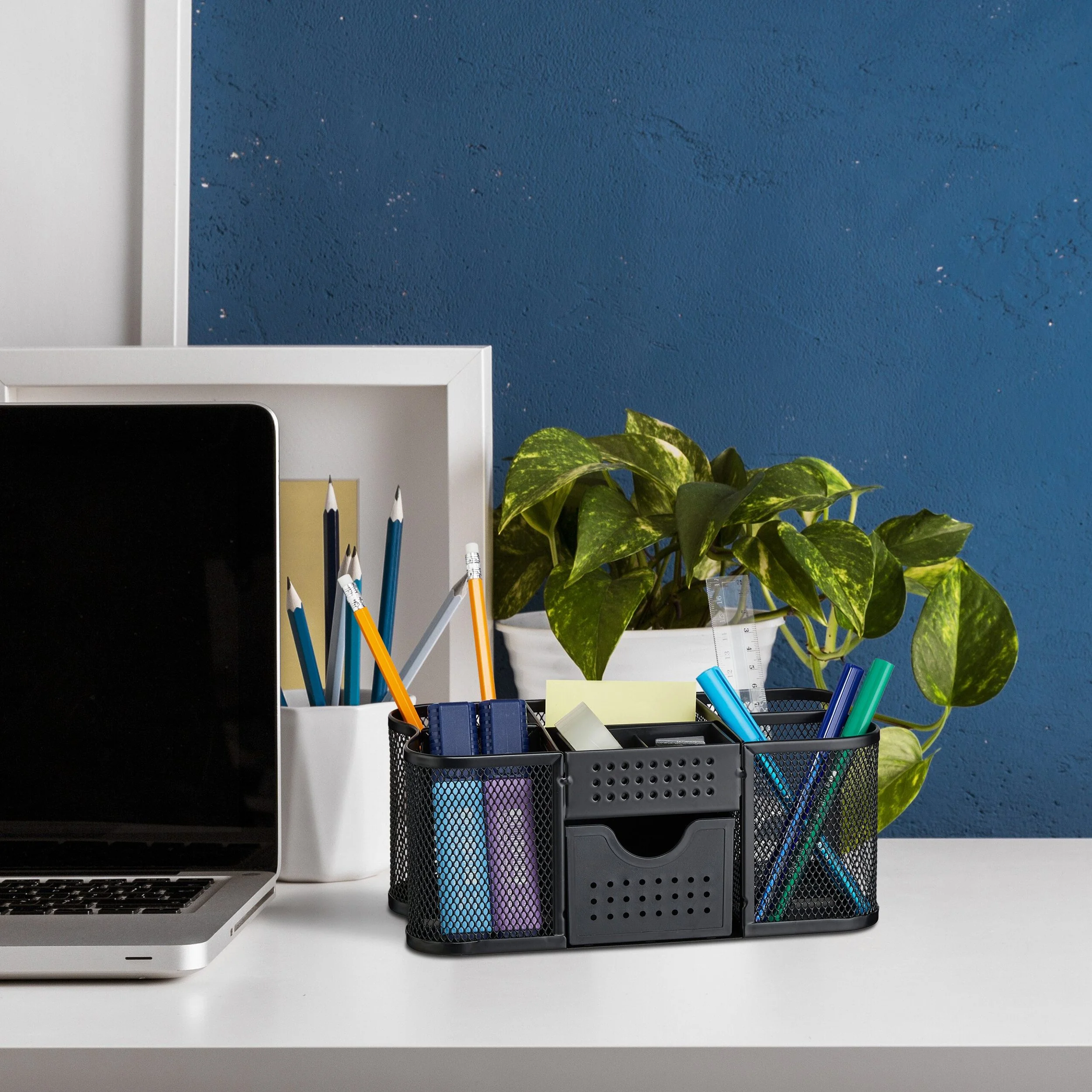 RELAXDAYS Organizer Schreibtisch Organizer Mesh-Design