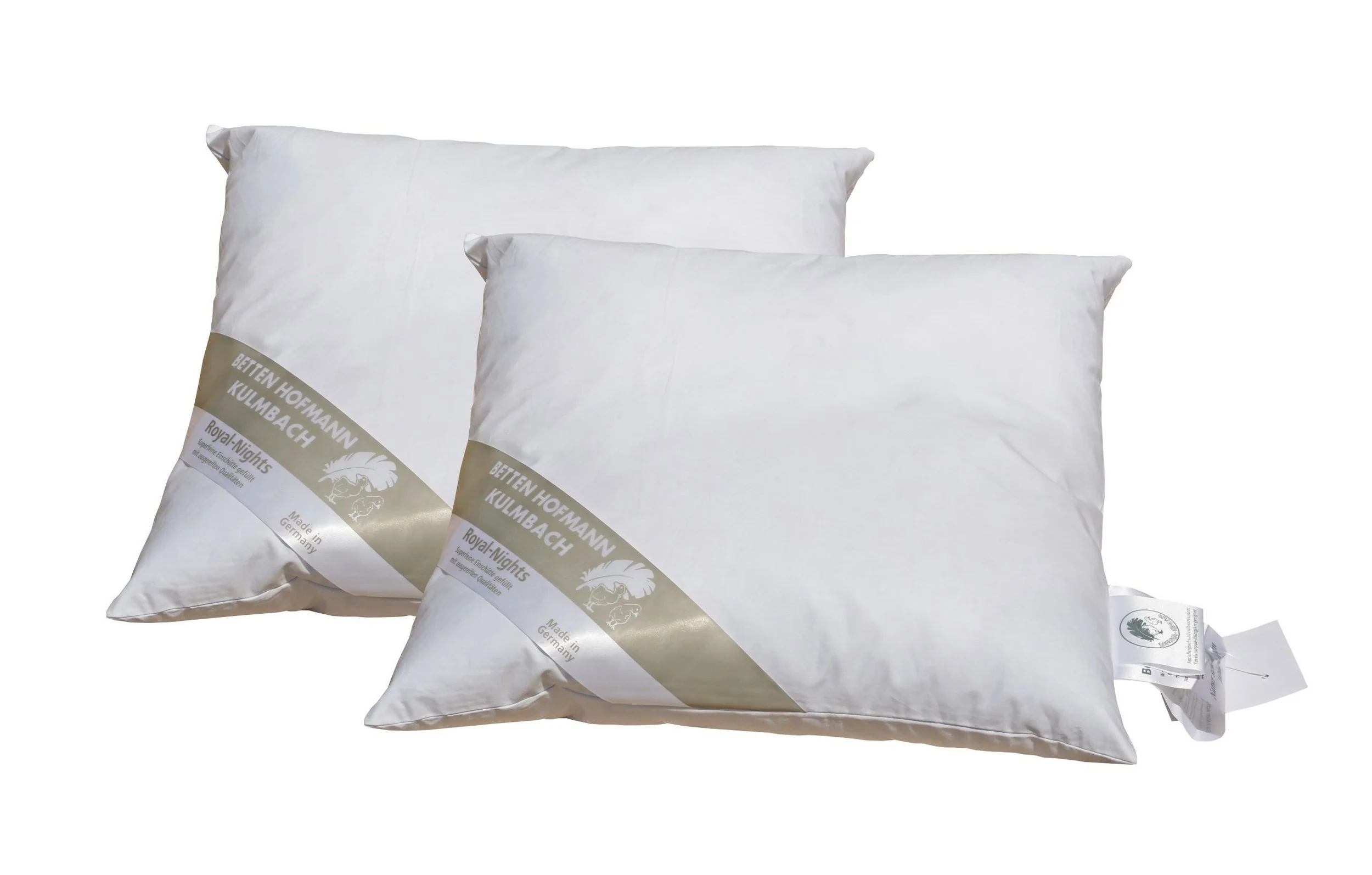 BETTEN HOFMANN Kopfkissen 2er Set 40x40 cm 30 Prozent Daunen