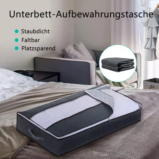 Unterbettkommode 3 Stück Unterbettkommode, Faltbare Aufbewahrungstasche, Unterbettbox