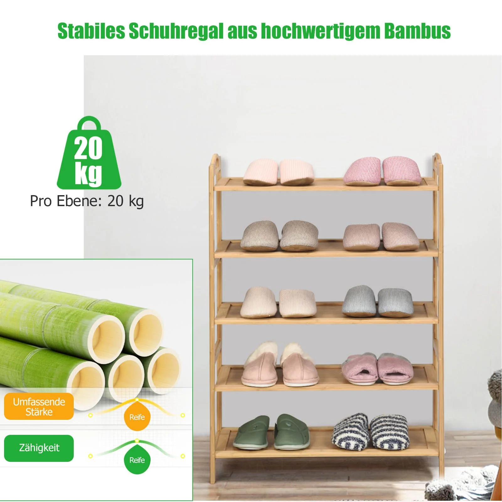 COSTWAY Schuhregal