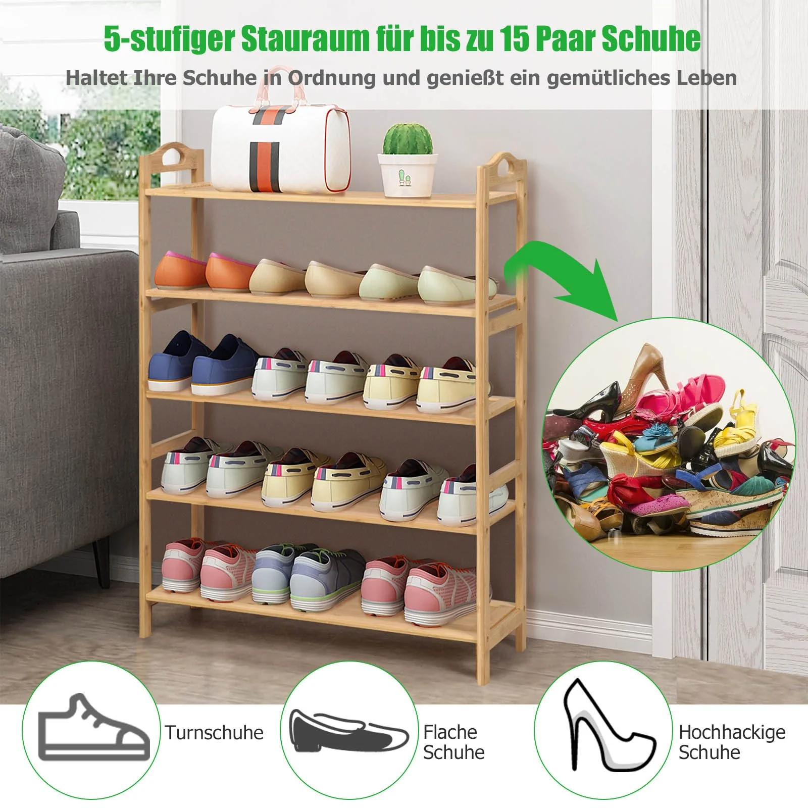 COSTWAY Schuhregal