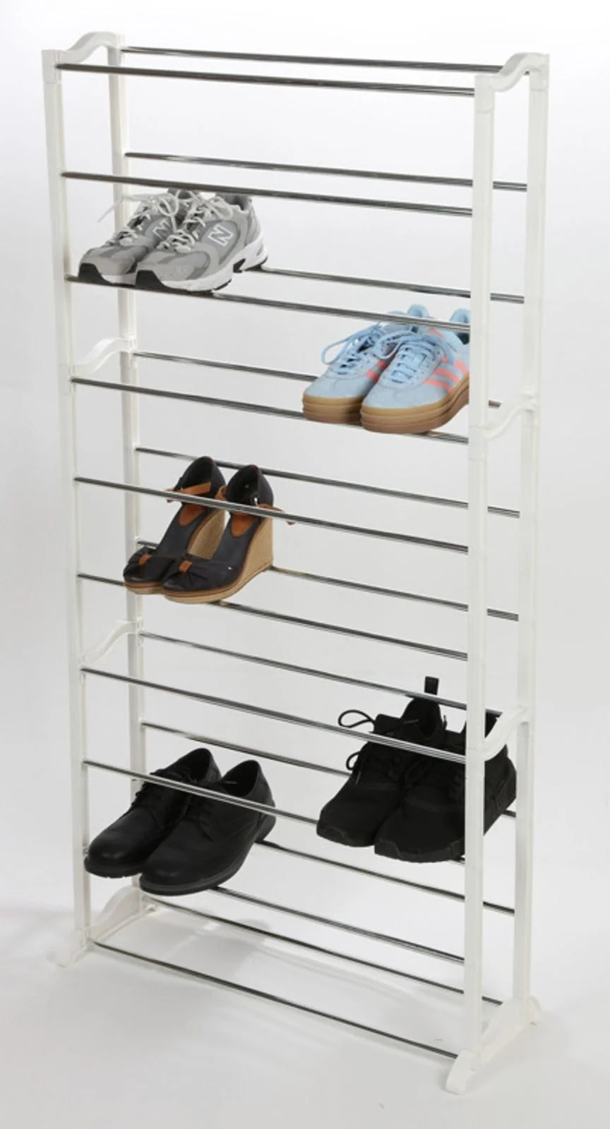 BURI Regal Schuhregal bis 40 Paar Schuhe Schuhständer Schuhschrank Regal