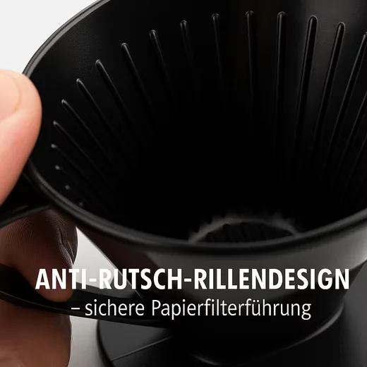 THIRU Kaffeefilterhalter Permanentfilter Filtergröße 4 Handaufguss