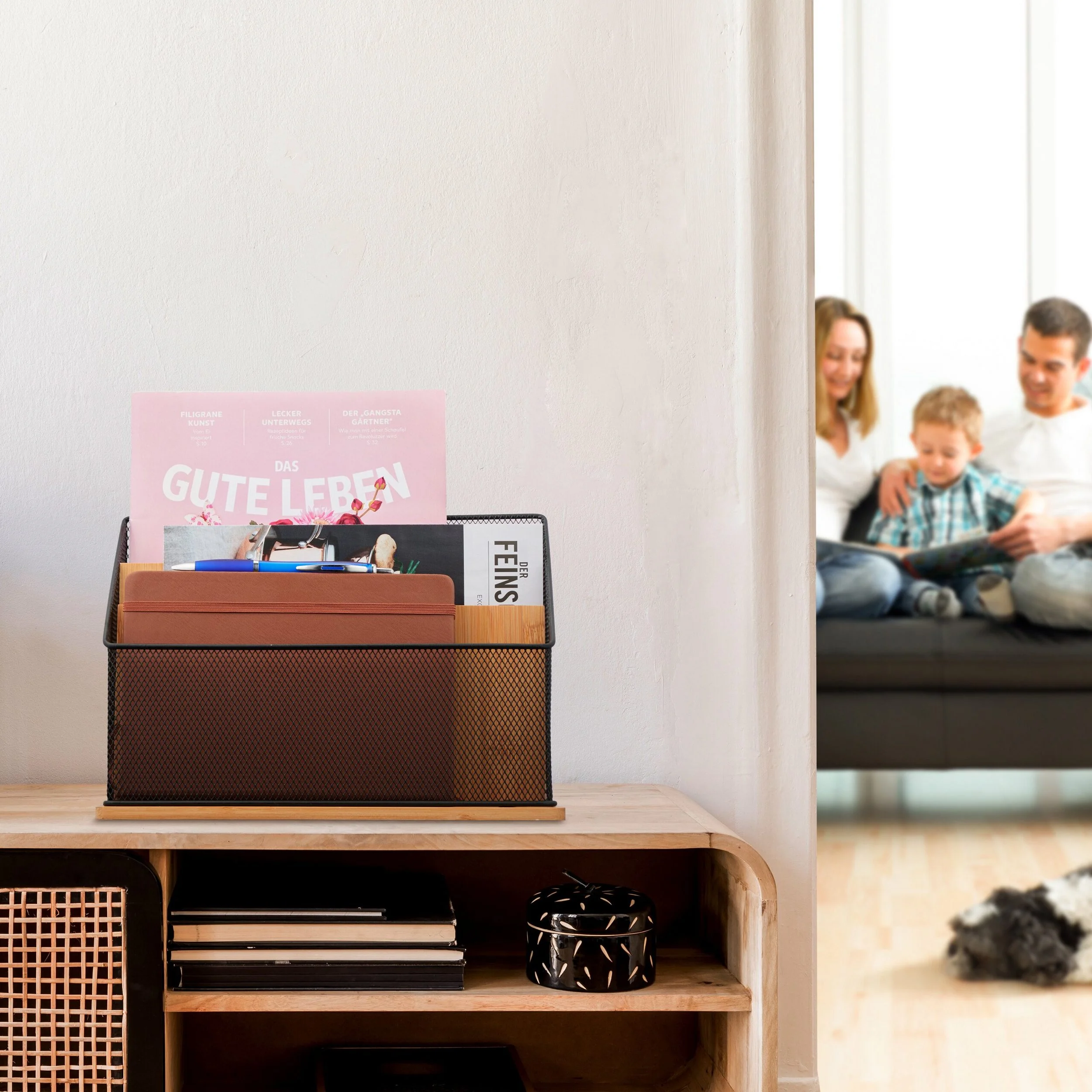 RELAXDAYS Briefablage Dokumentenhalter mit 3 Fächern