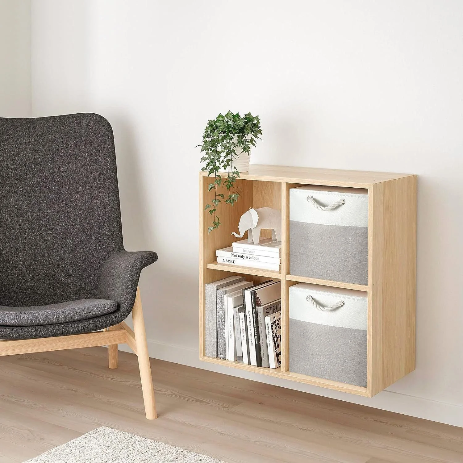YOUYIJIA Aufbewahrungsbox Vierteiliges Set Foldable Storage Box with Handles