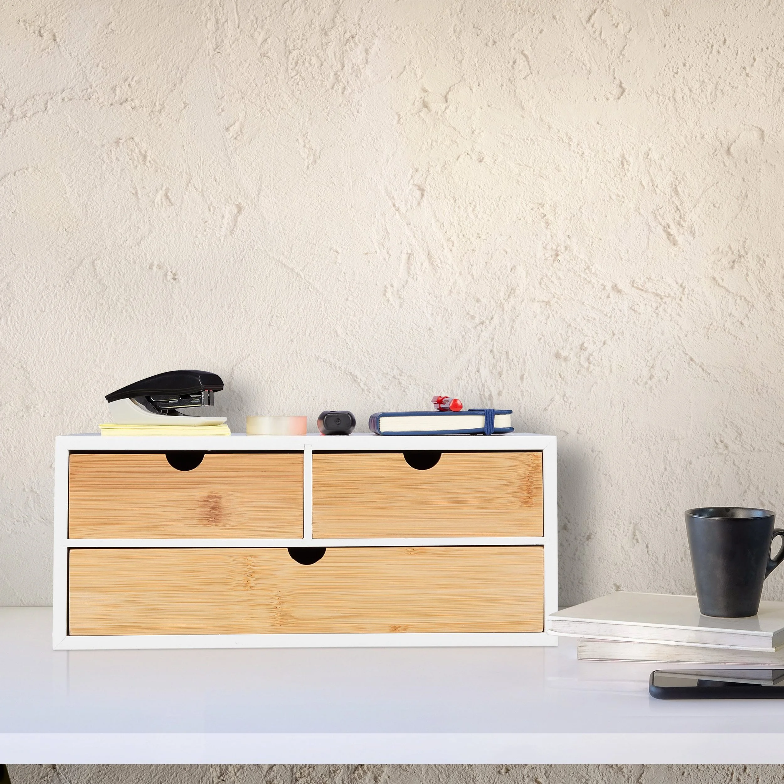 RELAXDAYS Organizer Schreibtisch Organizer 3 Schubladen