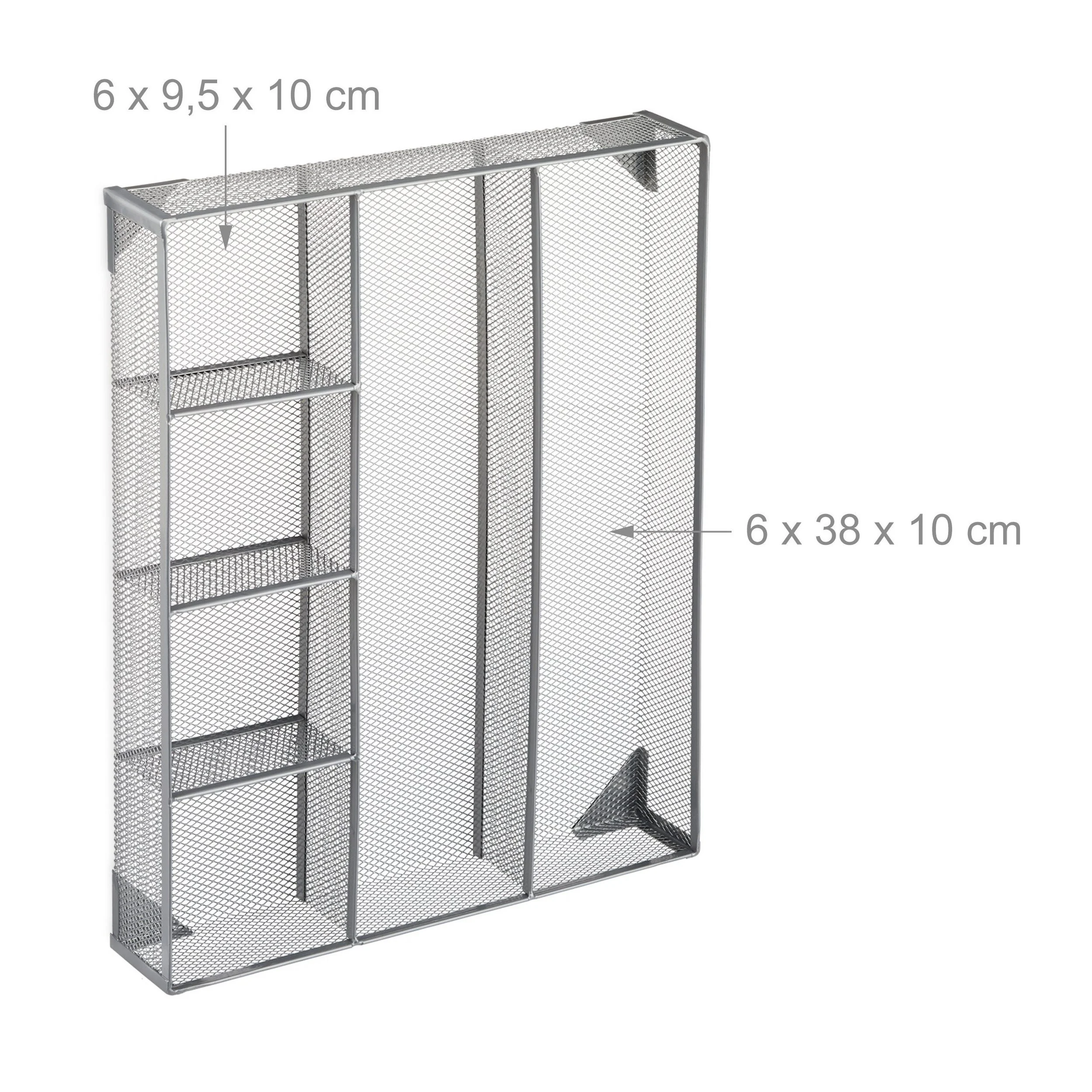 RELAXDAYS Organizer Schreibtischorganizer Metall groß