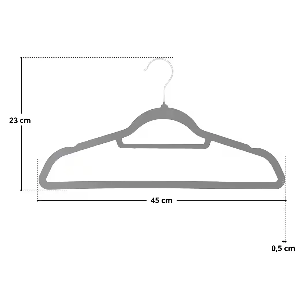 SVITA Kleiderbügel für Schrank und Garderobe