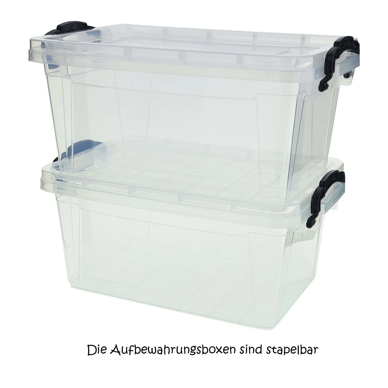 Centi Aufbewahrungsbox mit Deckel 5 l Kunststoff 13,5 x 31 x 20 cm